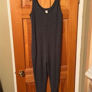 Smash + Tess Charcoal Ribbed Romper